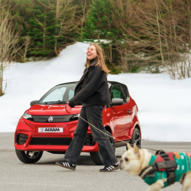 Et oui avec Aixam tout le monde a le droit &agrave; son pull de No&euml;l 🎄🐾